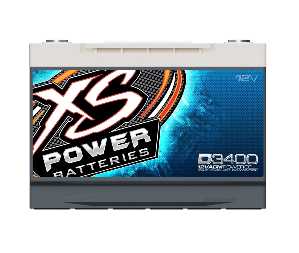 XS Power D3400 AGM Battery for 01-07 GM 6.6L Duramax 2500 and 3500