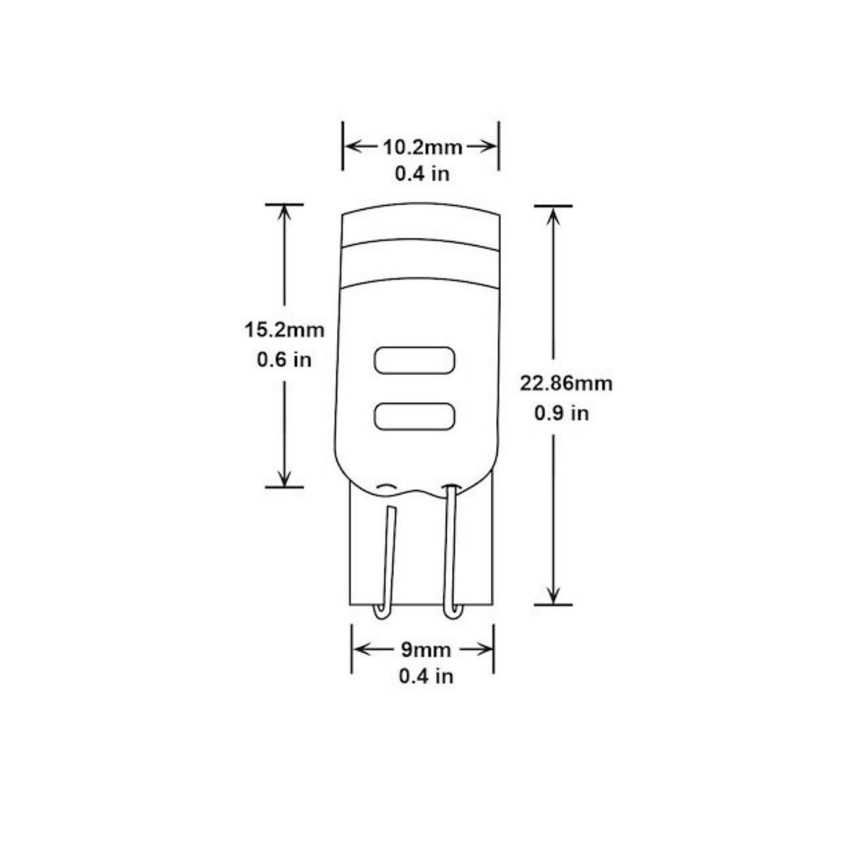 Diode Dynamics 194 HP5 LED bulbs with bright 92 lumen output