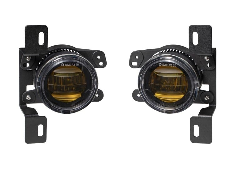Diode Dynamics Elite Series Type MR Fog Light Lamps for 18-23 JL &amp; for 20-23 JT w and Steel Bumper