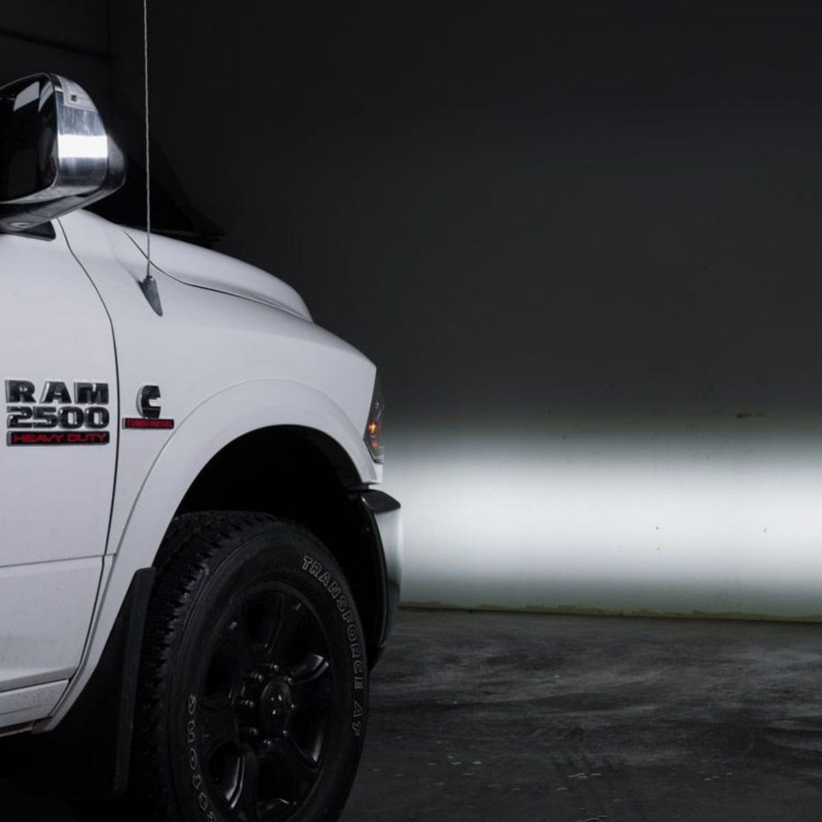 Ram 2500 and 3500 SS3 LED fog lights with TIR optics and OEM-style fit