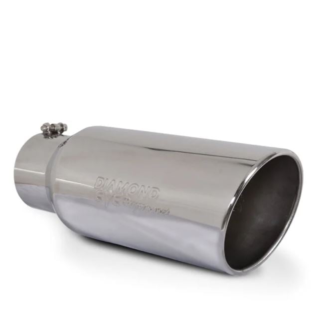 Diamond Eye 4" Stainless Steel Cat-Back Single Outlet Exhaust for 06-07 6.6L LBZ Duramax K4122S