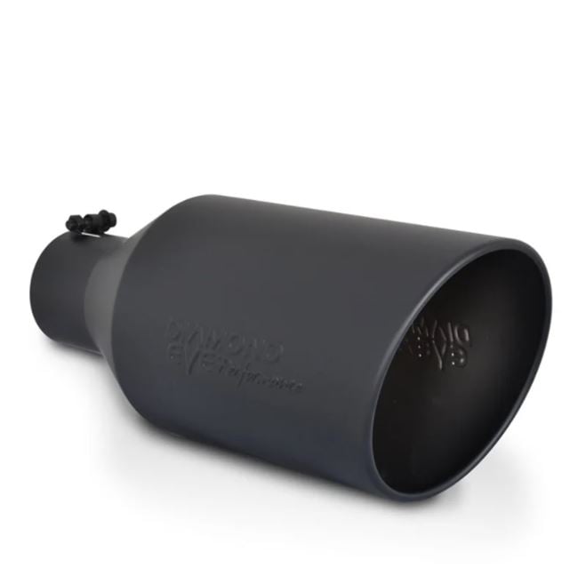 Diamond Eye 4" Stainless Steel Turbo Back Exhaust with Stock Cat for 94-97 7.3L PowerStroke K4306S