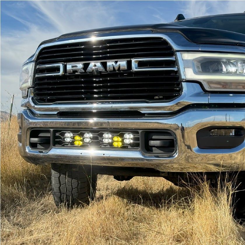 Dethloff High-Output Hidden Light Mounting Kit for 19-24 Ram 6.7L Cummins