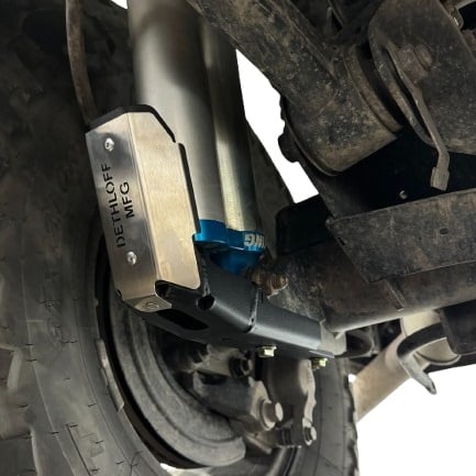 Dethloff HD Rear Shock Guards for 14-25 Ram 6.7L Cummins 2500 and 3500