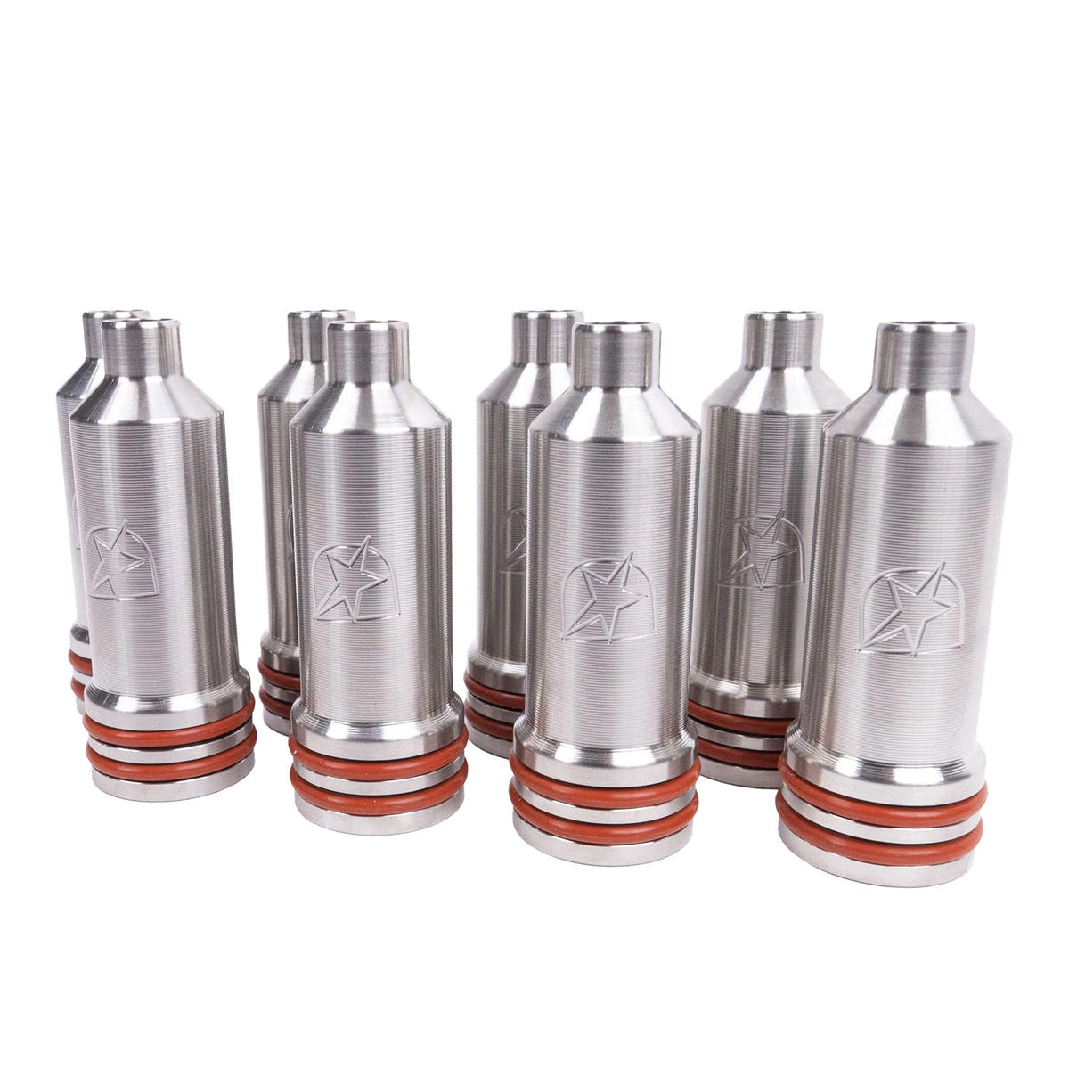 DmaxStore Stainless Steel Injector Cup Set 01-04 GM 6.6L Duramax LB7