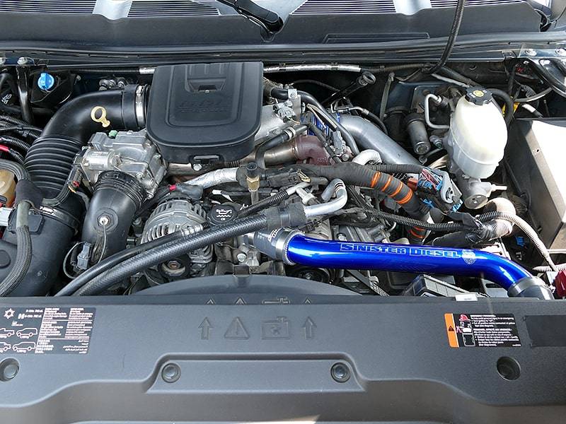 Sinister Diesel Radiator Pipe for 11-16 GM 6.6L Duramax LML