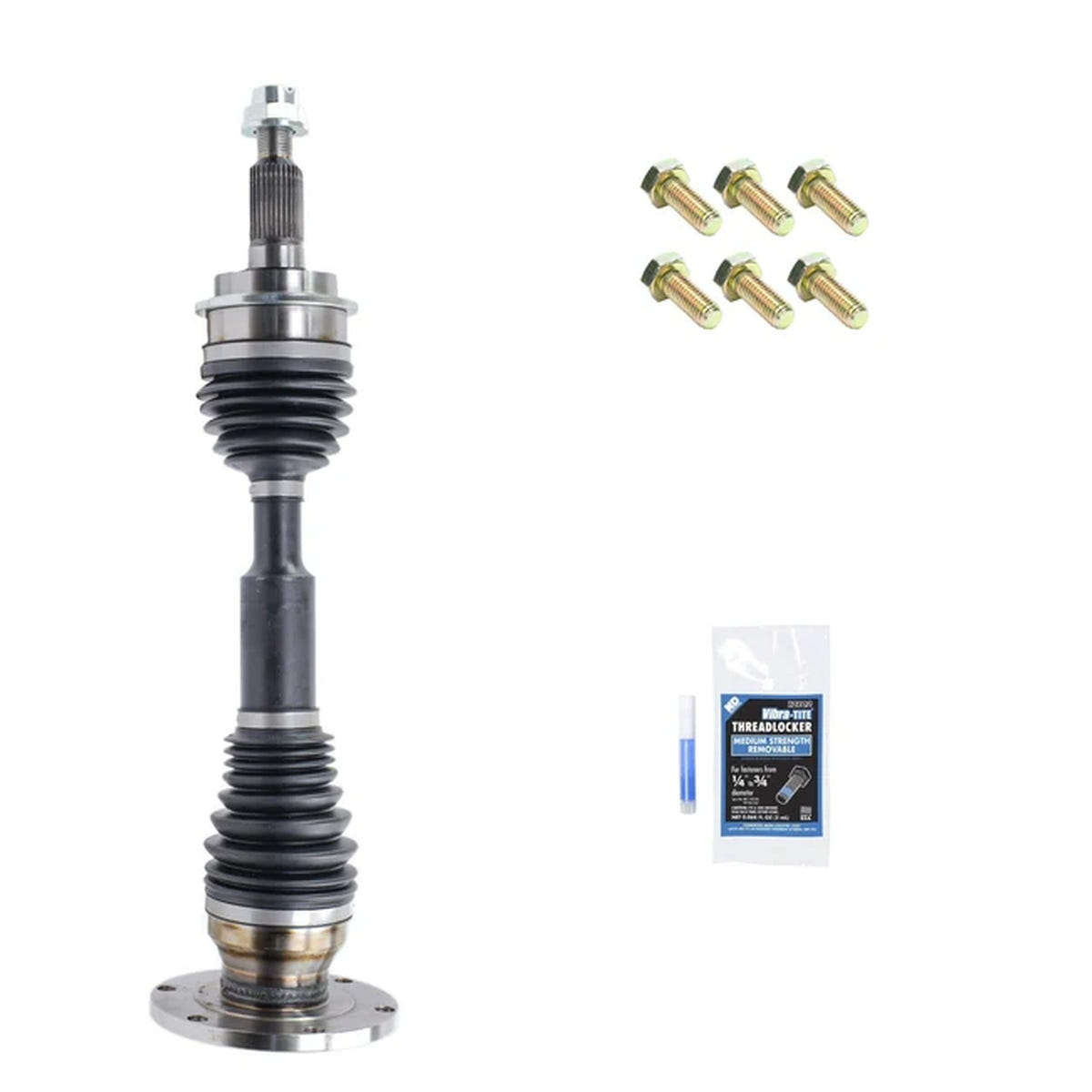 DMAX Extended Travel Front CV Axle Assembly 01-10 GM 6.6L Duramax LB7/LLY/LBZ/LMM