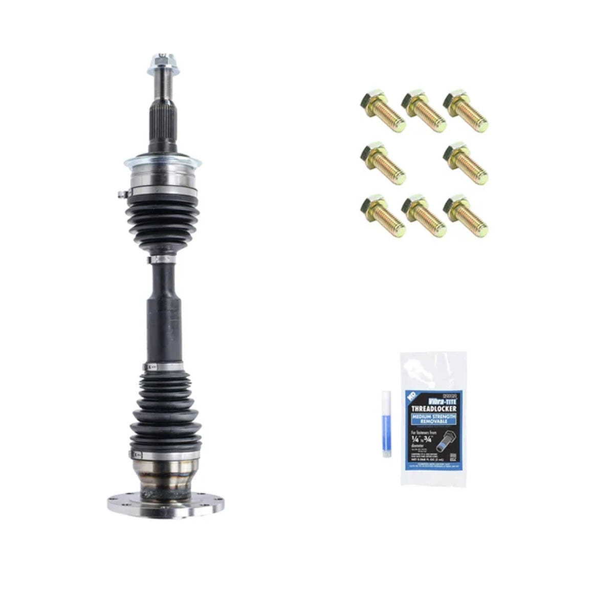 DMAX Extended Travel Front CV Axle Assembly 15-19 GM 6.6L Duramax LML/L5P
