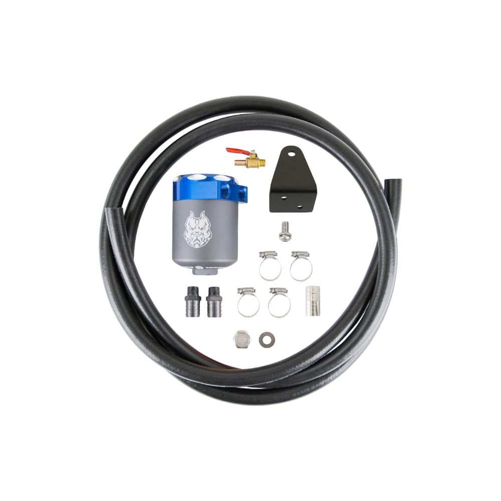 Sinister Diesel Billet Catch Can for for 08-10 Ford 6.4L Powerstroke