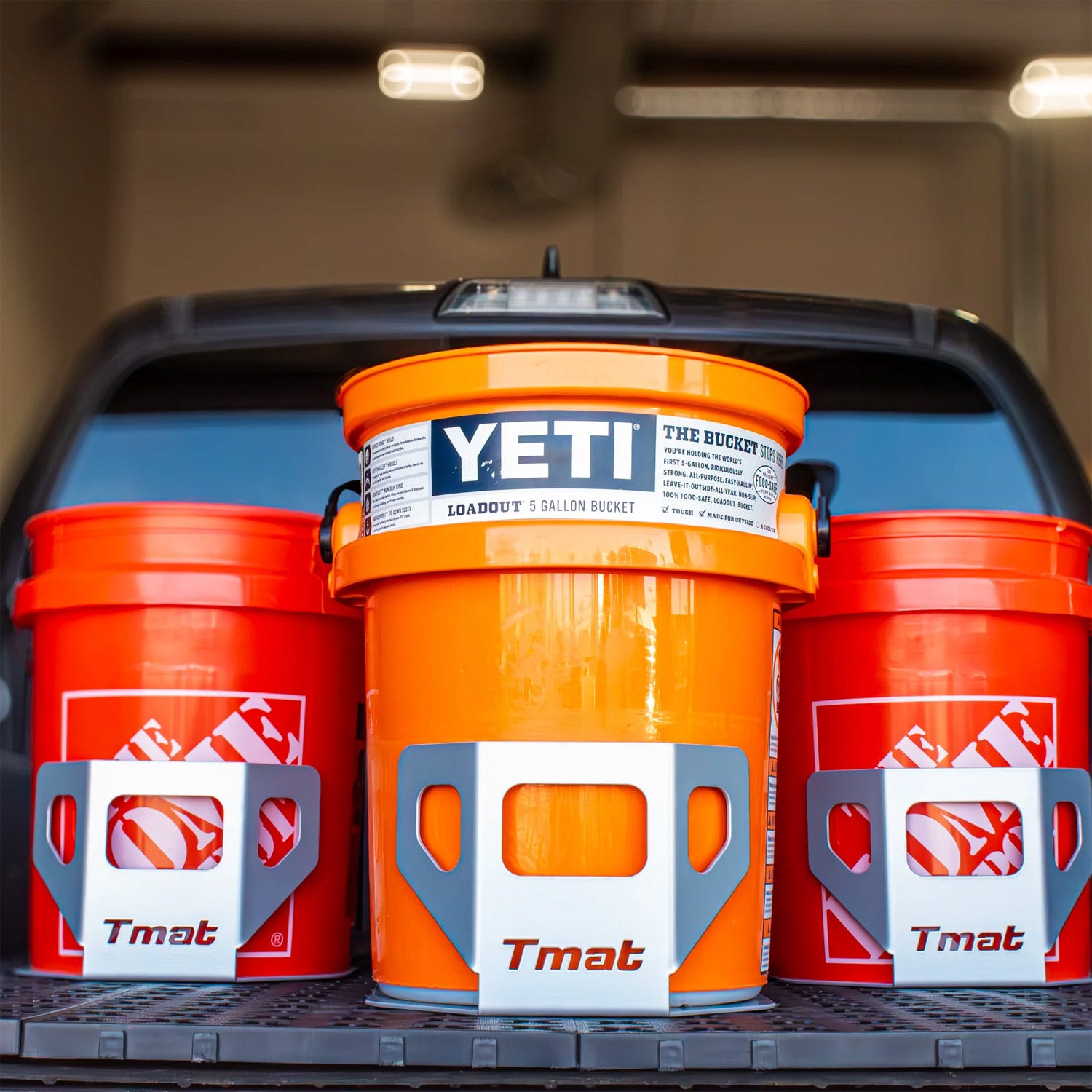 Tmat 5-Gallon Bucket Holder with Anchors