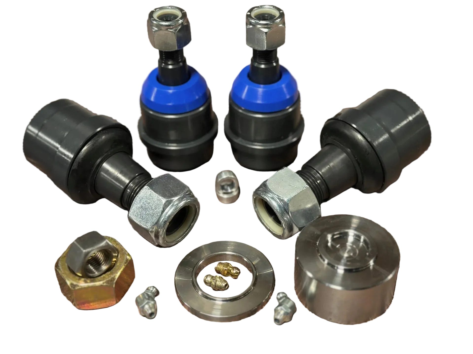 Set of 4 Oversized EMF Dodge Ram 2013.5 2024 4WD Lower and Upper Ball Joint Kit