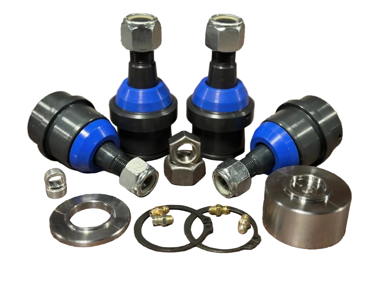 SET OF 4 EMF Dodge Ram 03 09 4WD Upper and Lower Ball Joint Kit