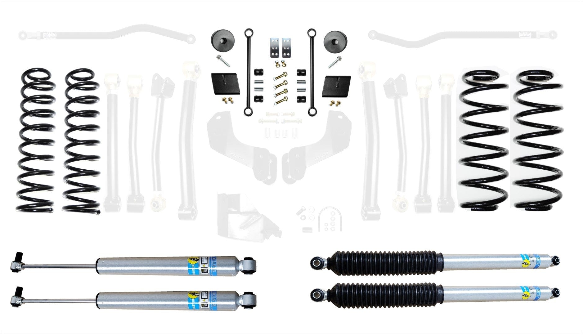 EVO Manufacturing 2.5" Lift Kit 20-23 Jeep Wrangler JL
