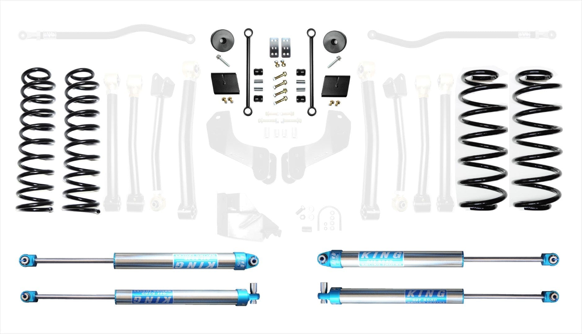 EVO Manufacturing 2.5" Lift Kit 20-23 Jeep Wrangler JL