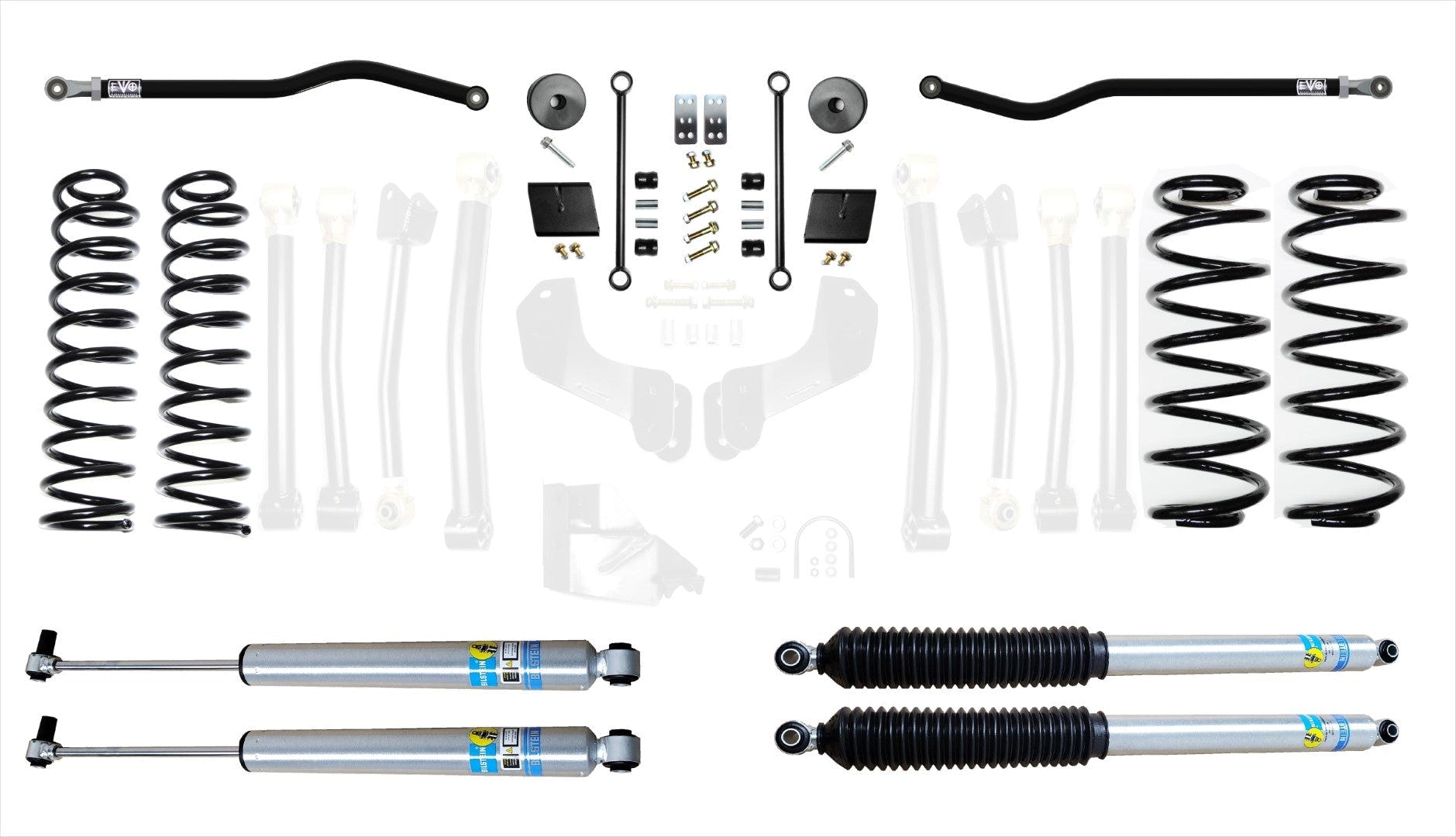 EVO Manufacturing 2.5" Lift Kit 20-23 Jeep Wrangler JL