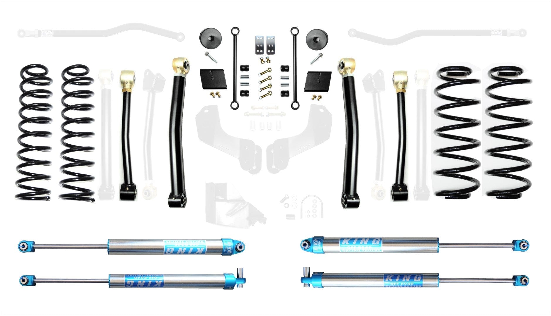 EVO Manufacturing 2.5" Lift Kit 20-23 Jeep Wrangler JL