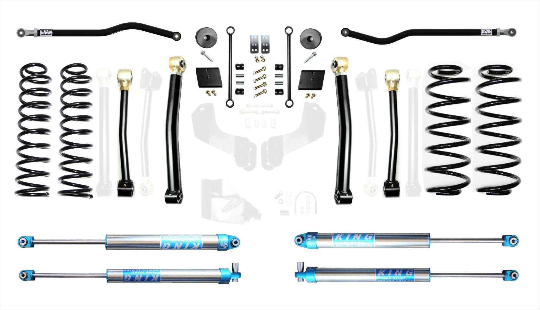 EVO Manufacturing 2.5" Lift Kit 20-23 Jeep Wrangler JL