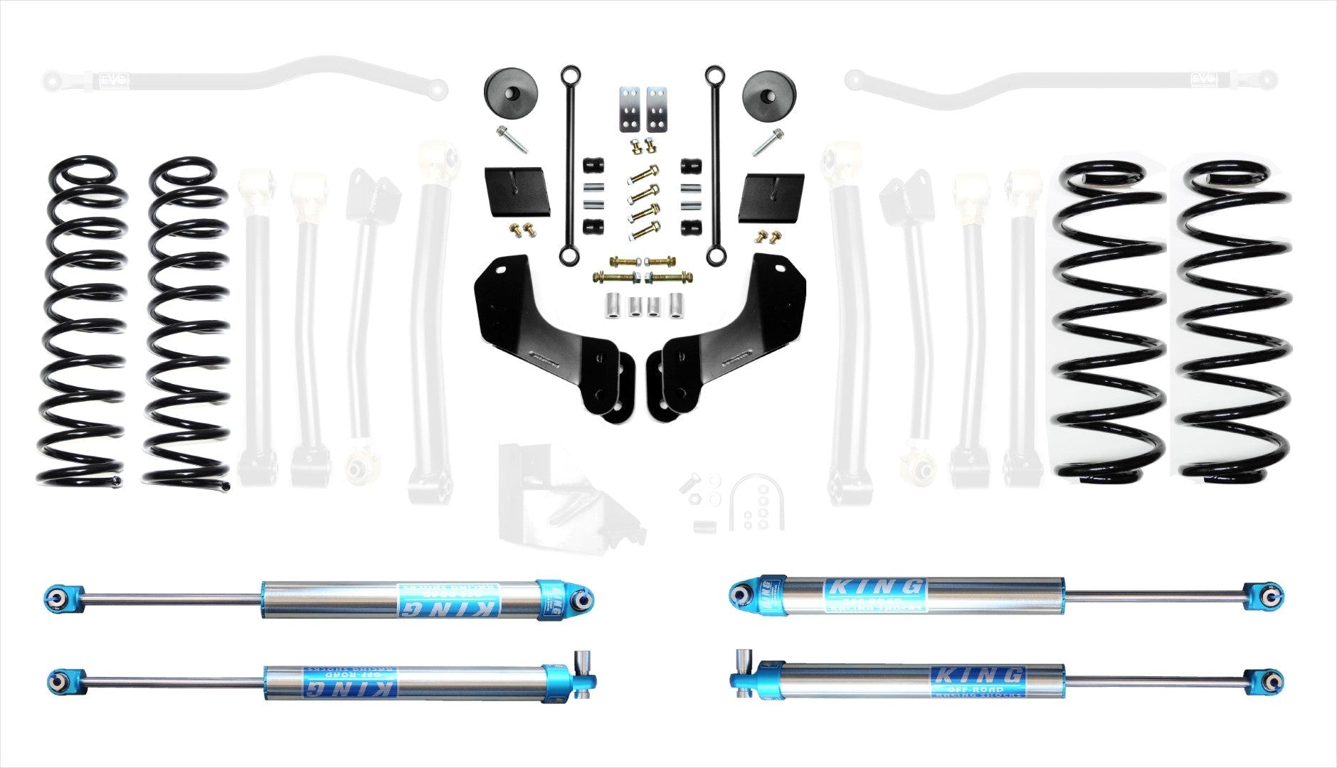 EVO Manufacturing 2.5" Lift Kit 20-23 Jeep Wrangler JL