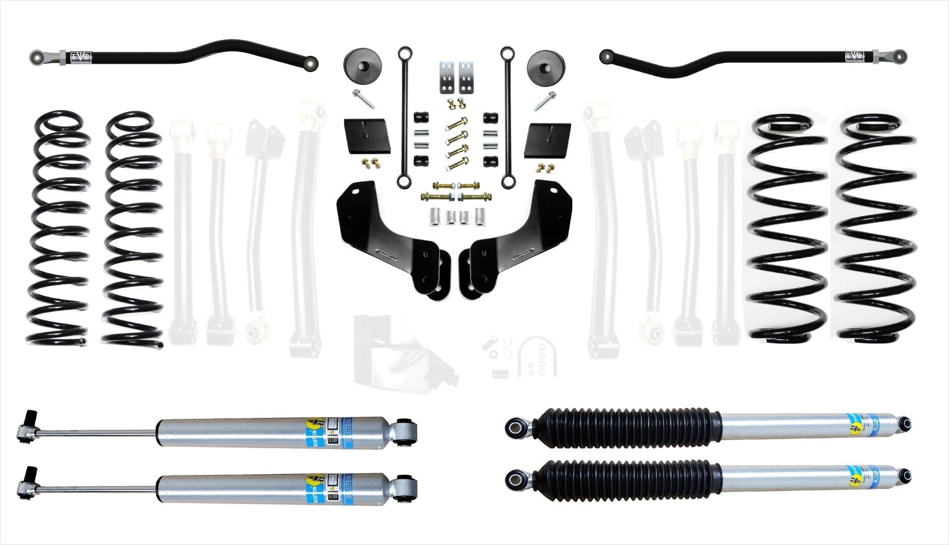 EVO Manufacturing 2.5" Lift Kit 20-23 Jeep Wrangler JL