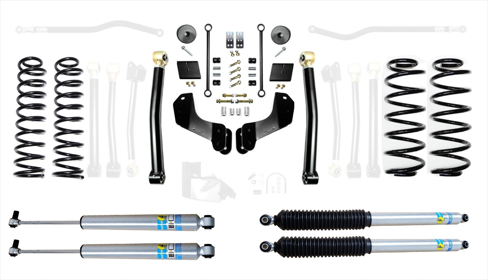 EVO Manufacturing 2.5" Lift Kit 20-23 Jeep Wrangler JL