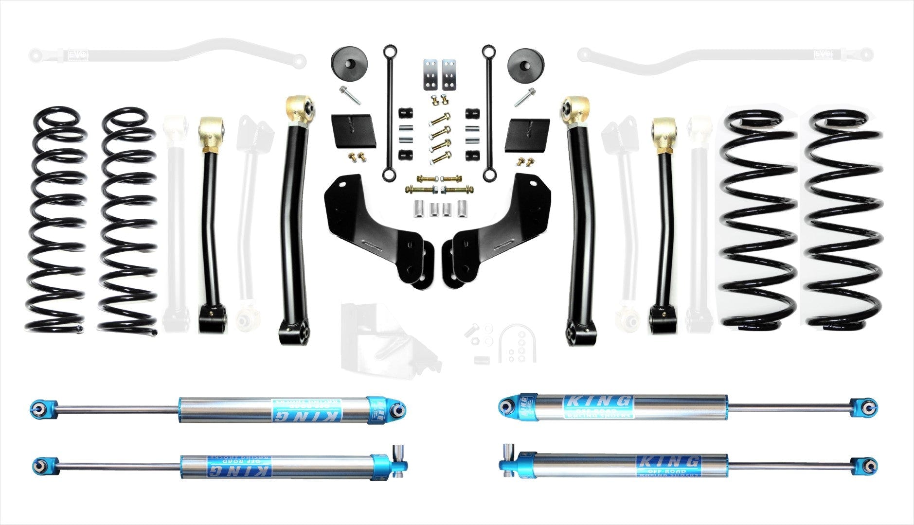 EVO Manufacturing 2.5" Lift Kit 20-23 Jeep Wrangler JL