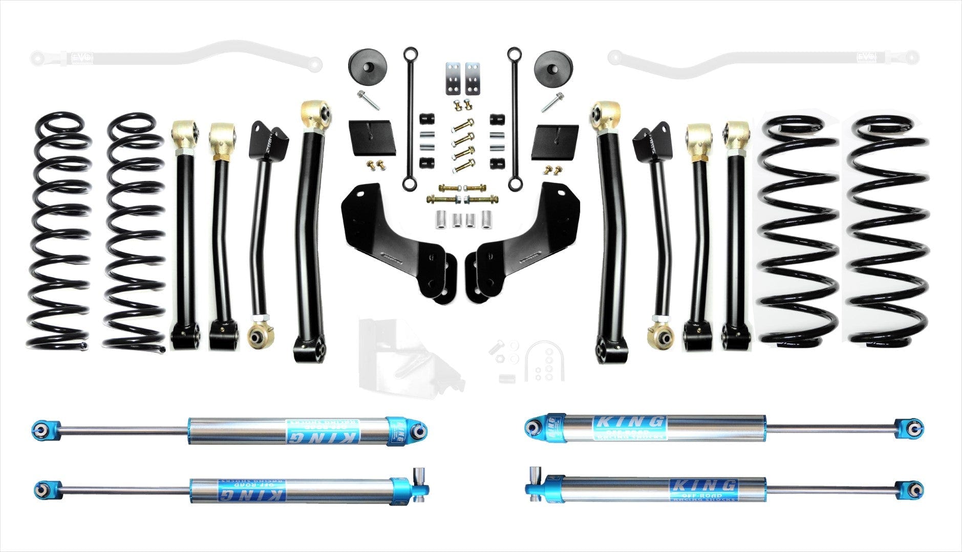 EVO Manufacturing 2.5" Lift Kit 20-23 Jeep Wrangler JL