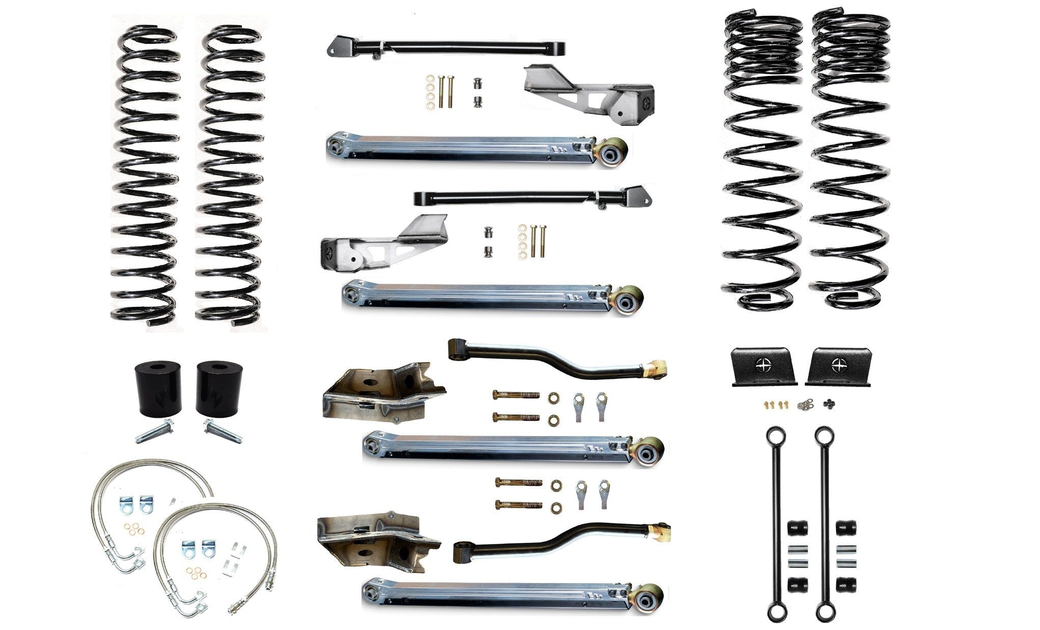EVO Manufacturing 2.5" Long Arm Lift Kit 20-23 Jeep Gladiator JT