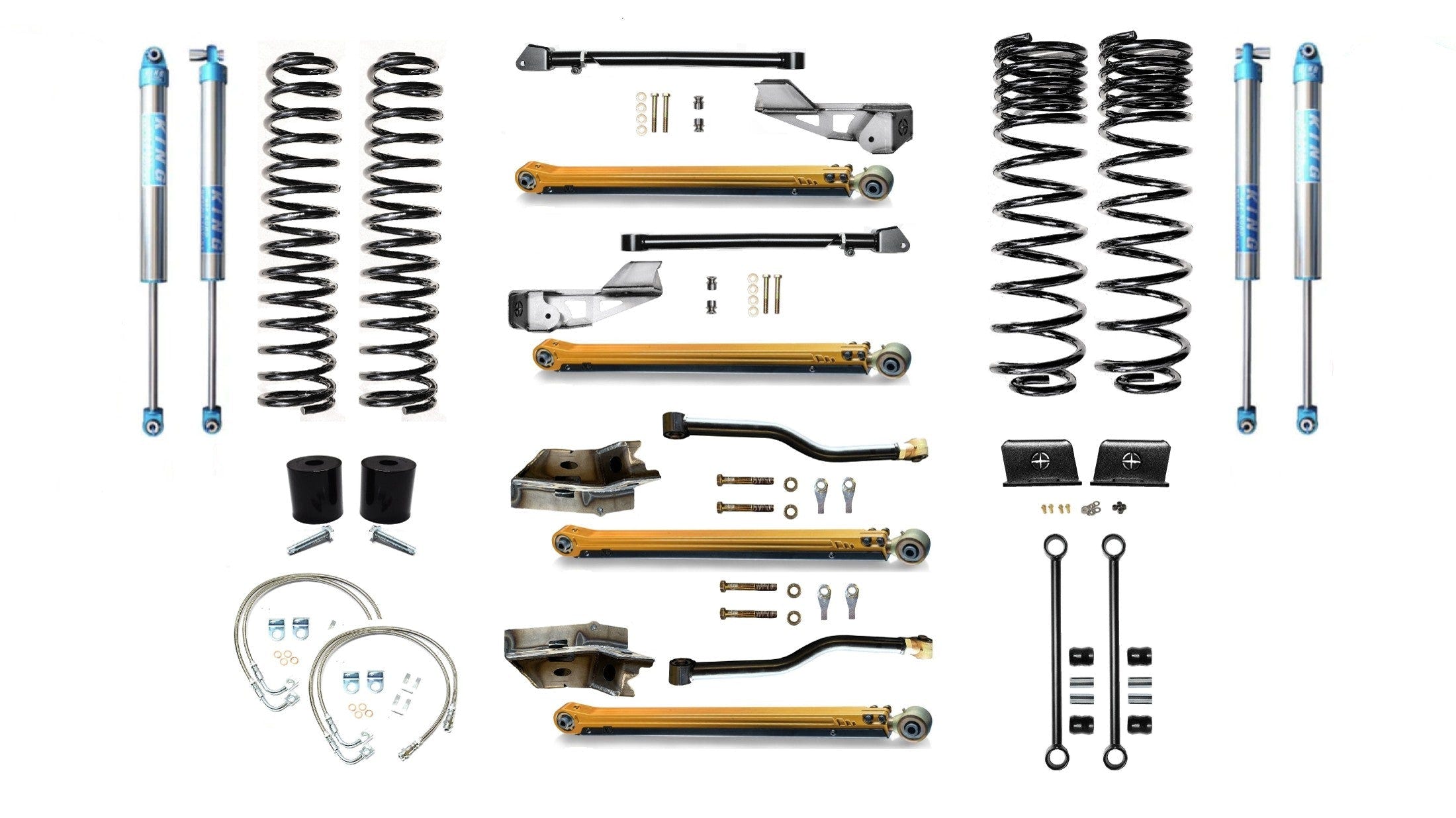 EVO Manufacturing 2.5" Long Arm Lift Kit 20-23 Jeep Gladiator JT