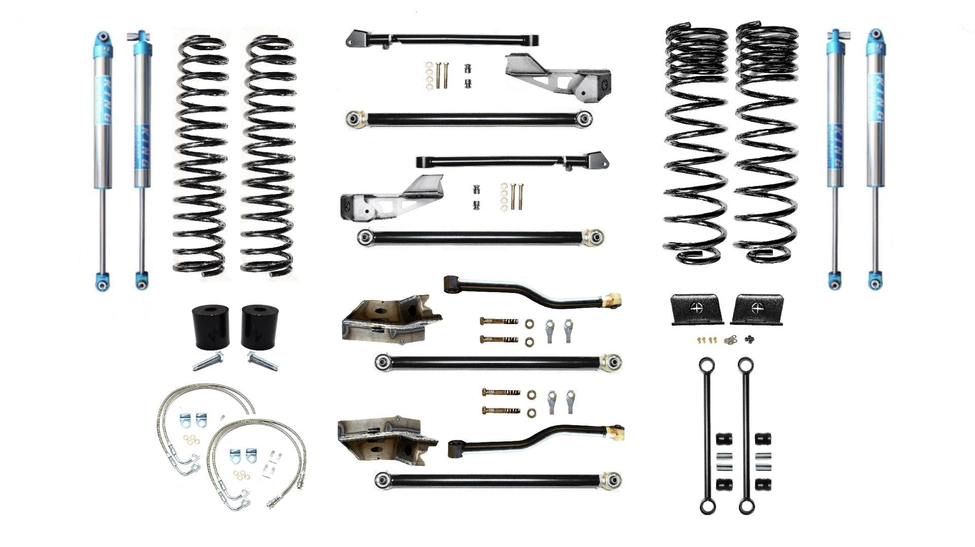 EVO Manufacturing 2.5" Long Arm Lift Kit 20-23 Jeep Gladiator JT