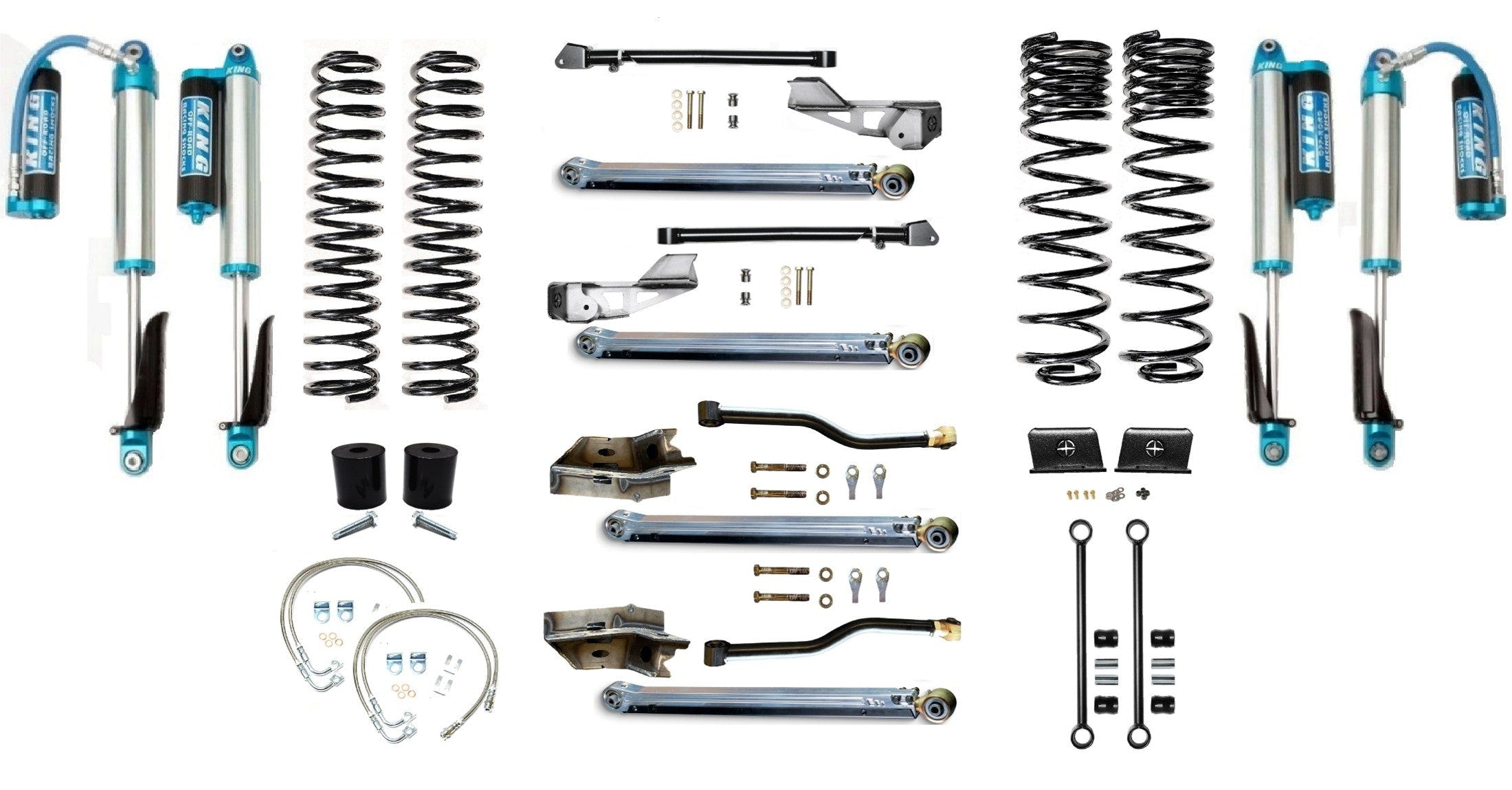 EVO Manufacturing 2.5" Long Arm Lift Kit 20-23 Jeep Gladiator JT