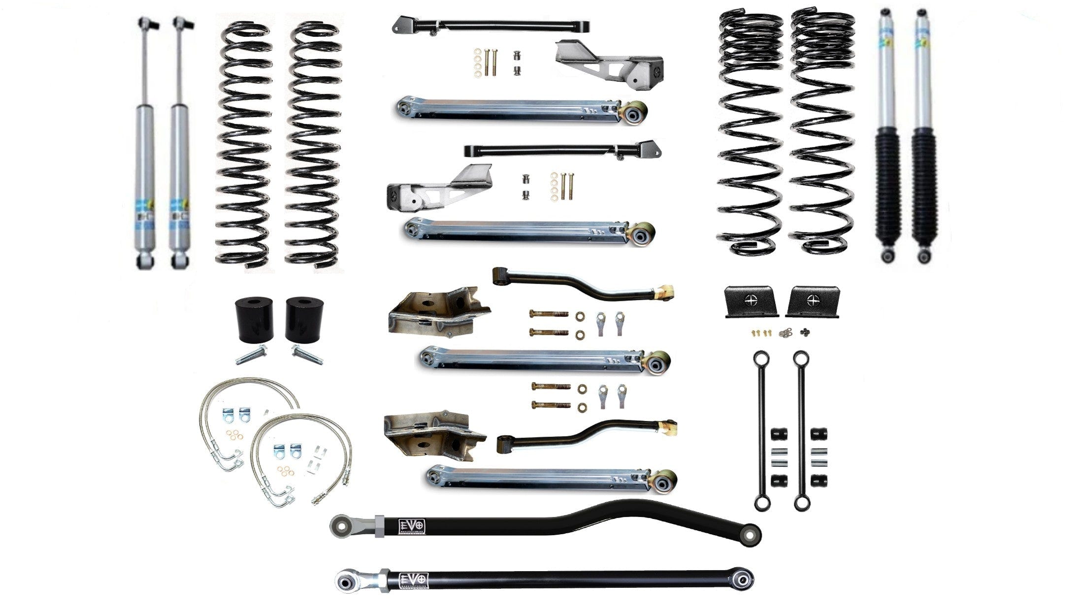 EVO Manufacturing 2.5" Long Arm Lift Kit 20-23 Jeep Gladiator JT