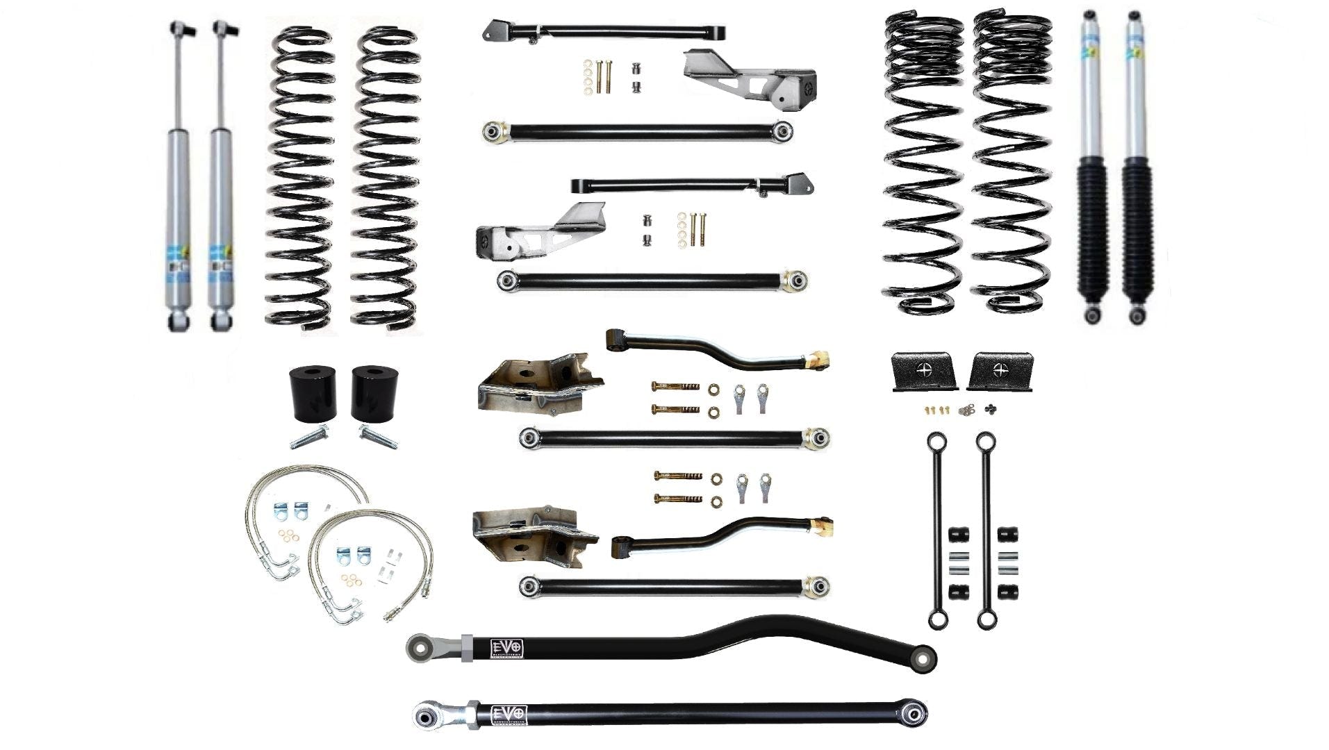 EVO Manufacturing 2.5" Long Arm Lift Kit 20-23 Jeep Gladiator JT