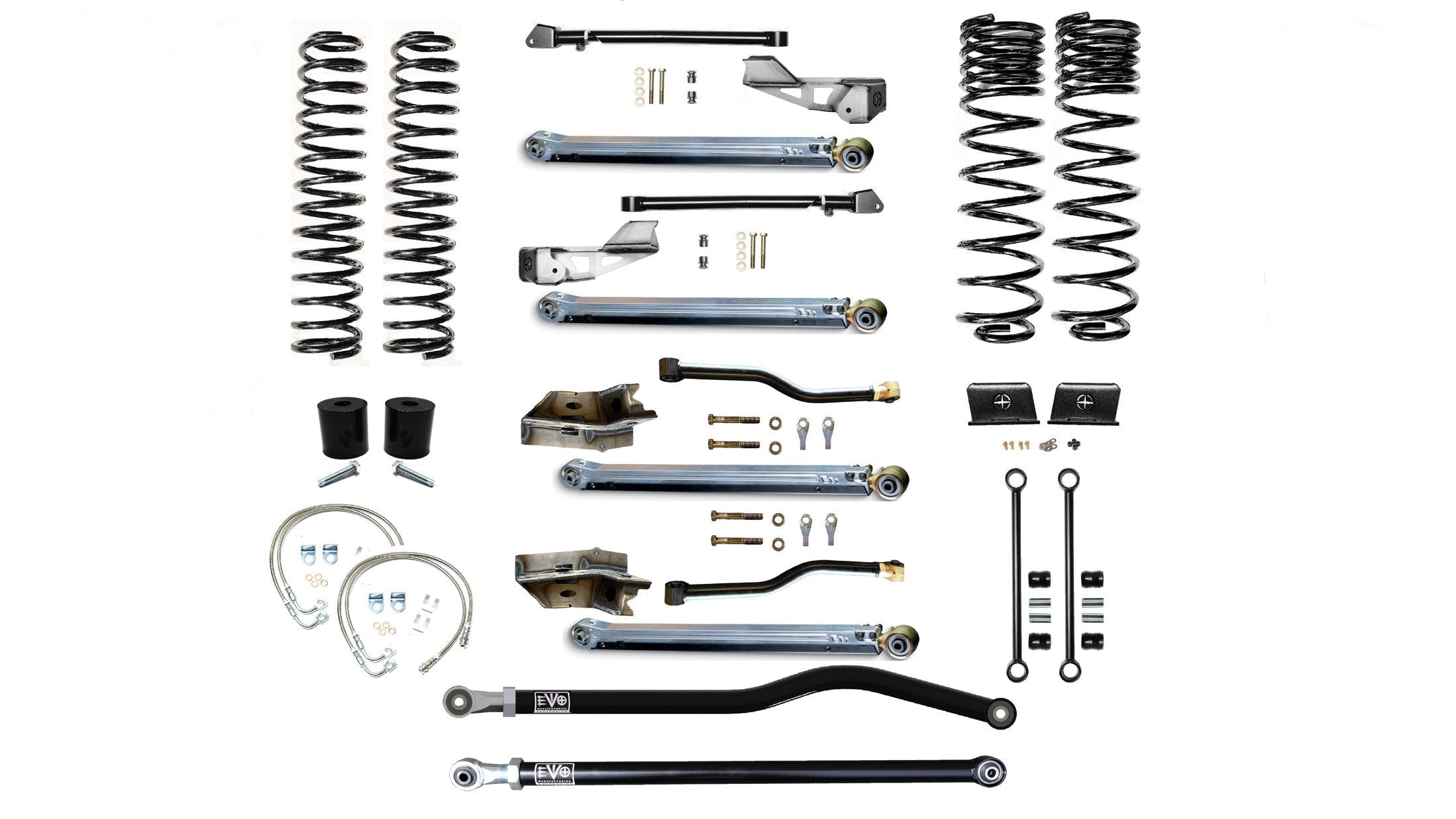 EVO Manufacturing 2.5" Long Arm Lift Kit 20-23 Jeep Gladiator JT