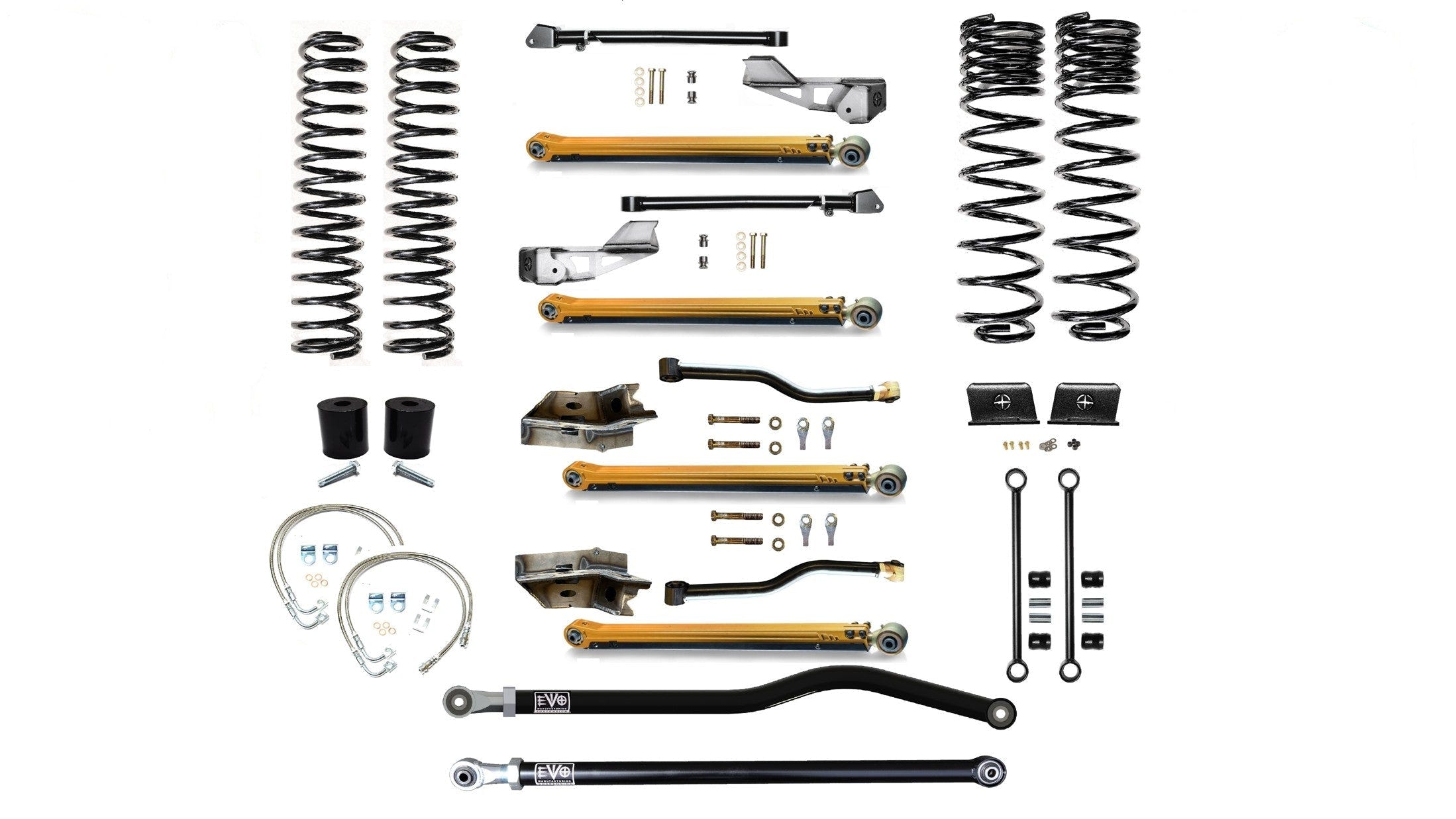 EVO Manufacturing 2.5" Long Arm Lift Kit 20-23 Jeep Gladiator JT