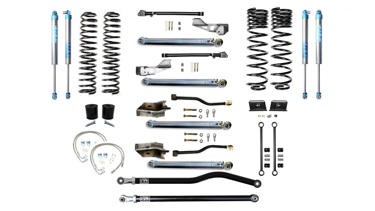 EVO Manufacturing 2.5" Long Arm Lift Kit 20-23 Jeep Gladiator JT