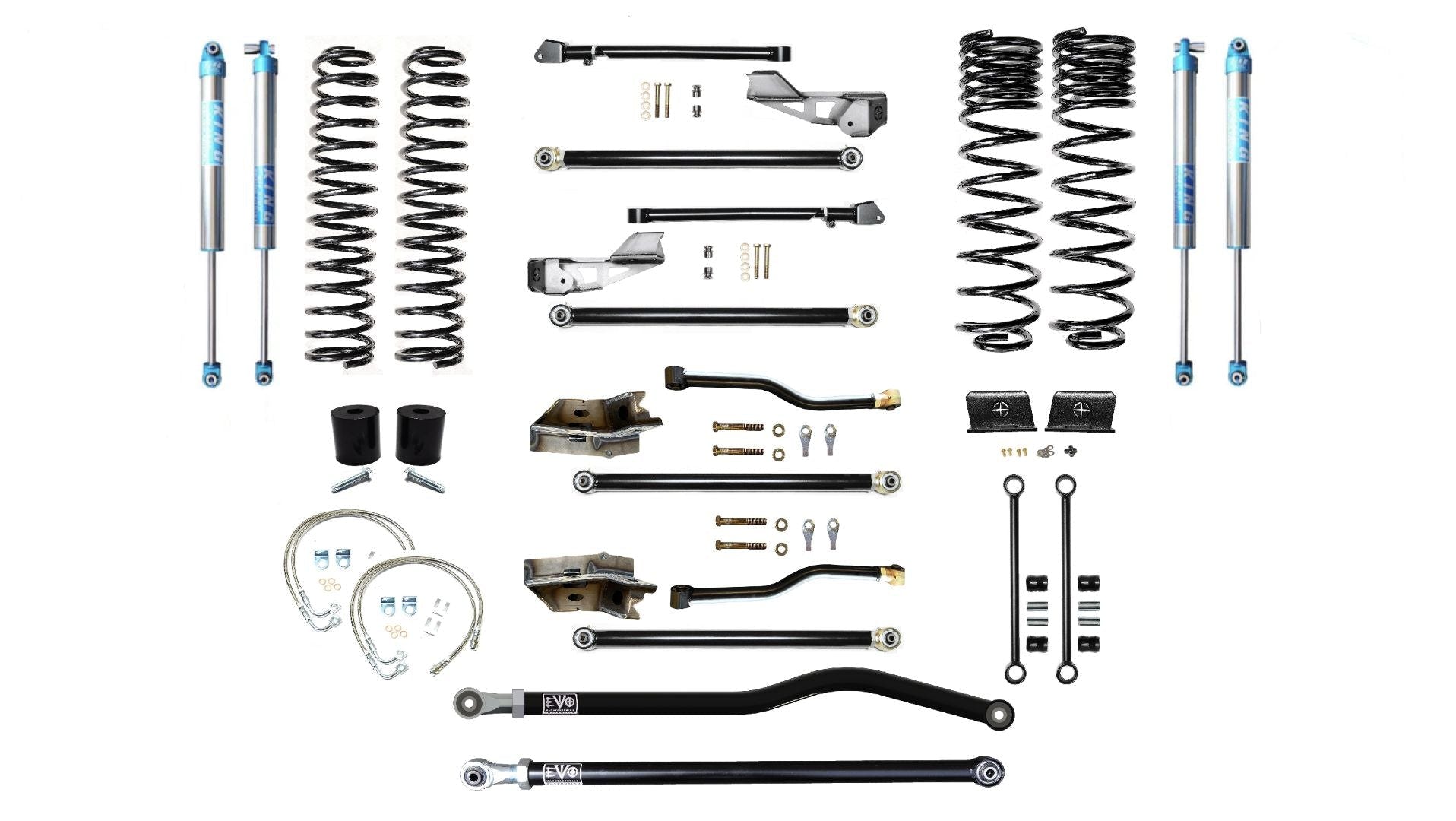 EVO Manufacturing 2.5" Long Arm Lift Kit 20-23 Jeep Gladiator JT