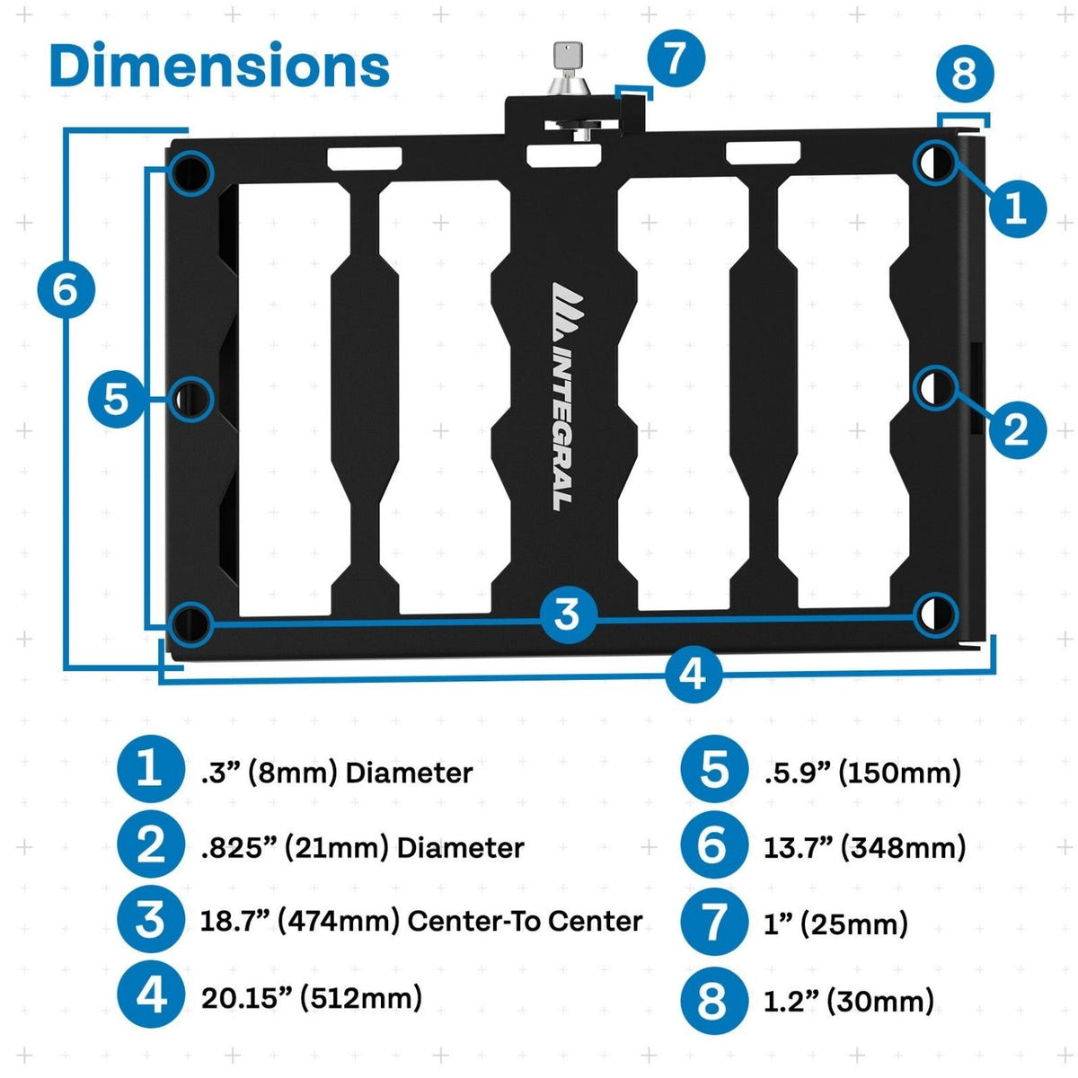 Universal Packout locking plate with keyed locking system