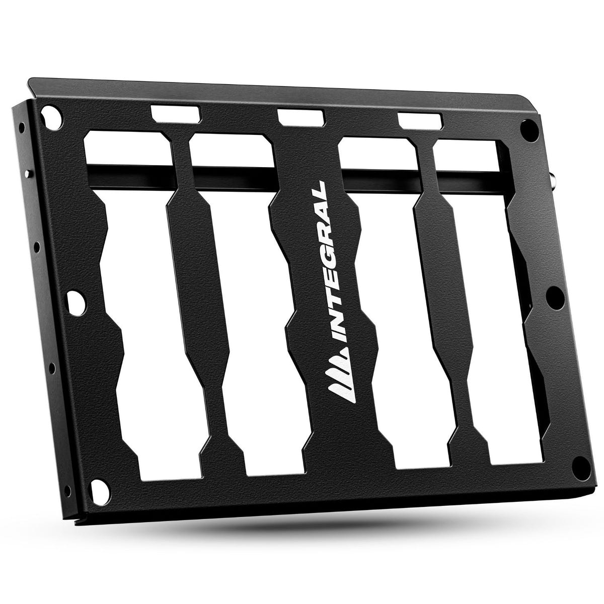 Integral Truck universal locking plate for truck bed storage