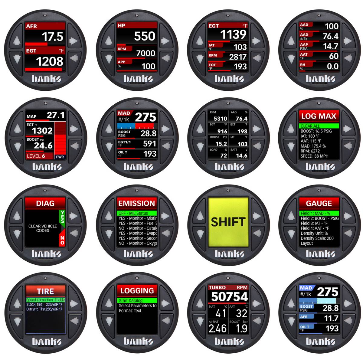 Banks Derringer Tuner with iDash SuperGauge for 19-23 Ram 1500 &amp; for 20-23 Jeep 3.0L EcoDiesel