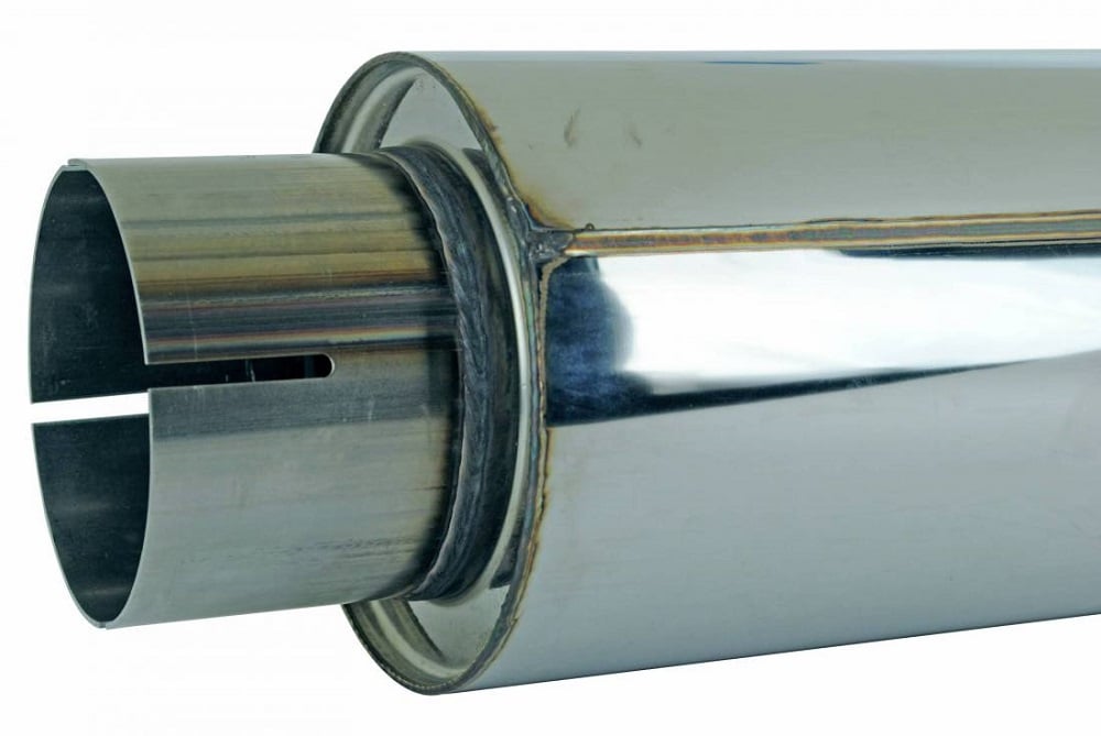 Sinister Diesel 4" Inlet and Outlet Universal Stainless Steel Muffler