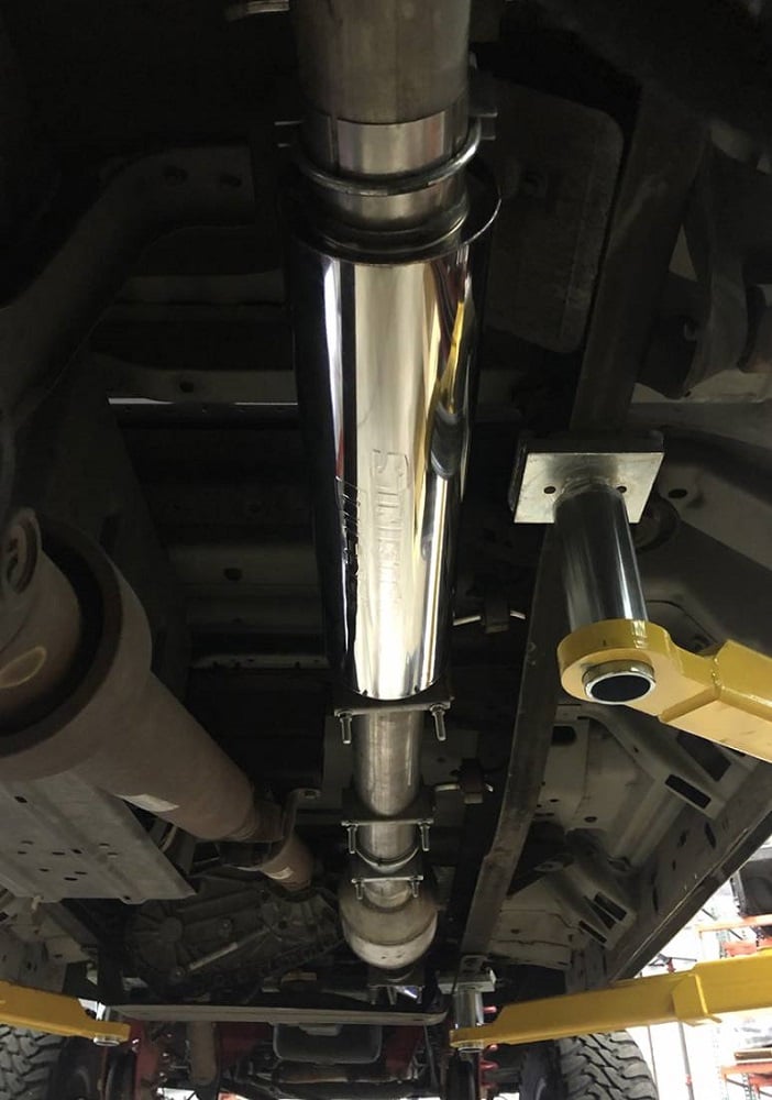 Sinister Diesel 4" Inlet and Outlet Universal Stainless Steel Muffler