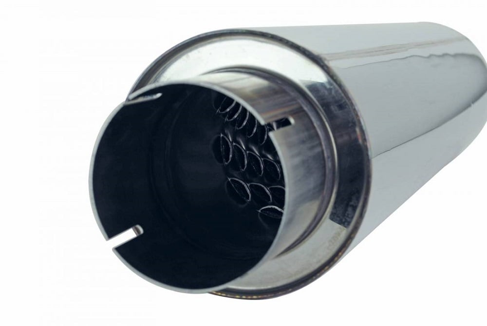 Sinister Diesel 4" Inlet and Outlet Universal Stainless Steel Muffler