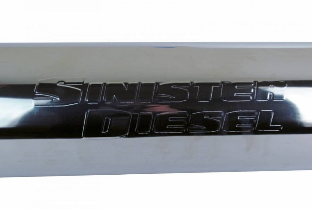 Sinister Diesel 4" Inlet and Outlet Universal Stainless Steel Muffler