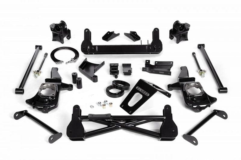 Cognito 7" Standard Lift Bundle Package with Fox Shocks for 11-19 6.6L GM Duramax