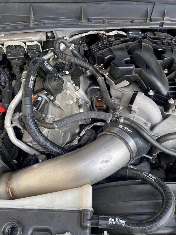 No Limit Fabrication Secondary Coolant Line for 11-14 Ford 6.7L Powerstroke