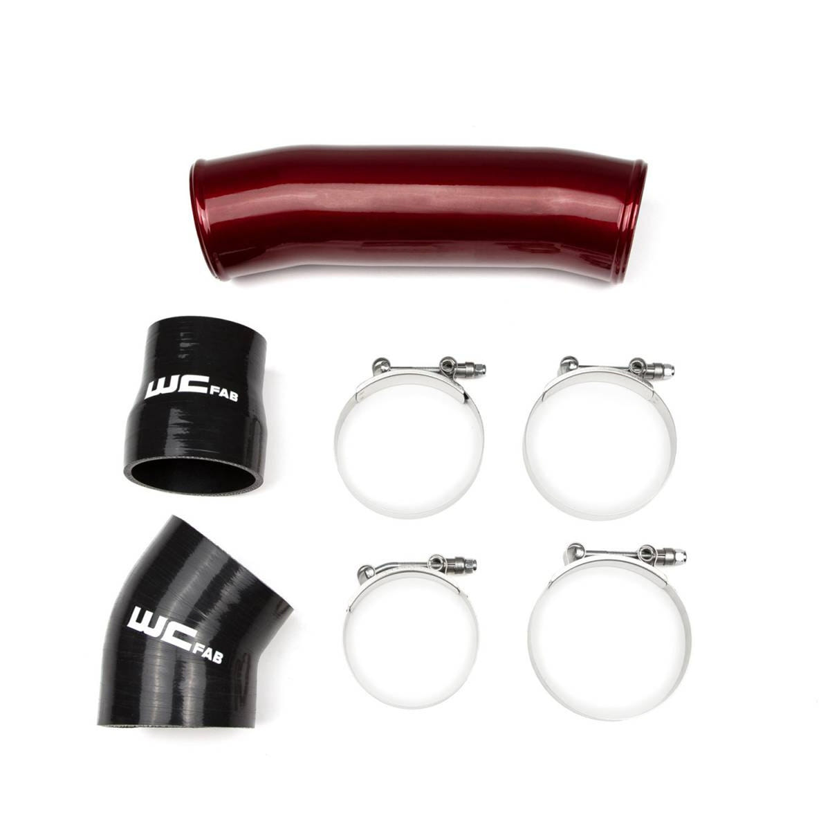 Wehri Custom Fab 3.5" High Flow Intake Horn &amp; Intercooler Pipe Kit for 98.5-02 Ram 5.9L Cummins