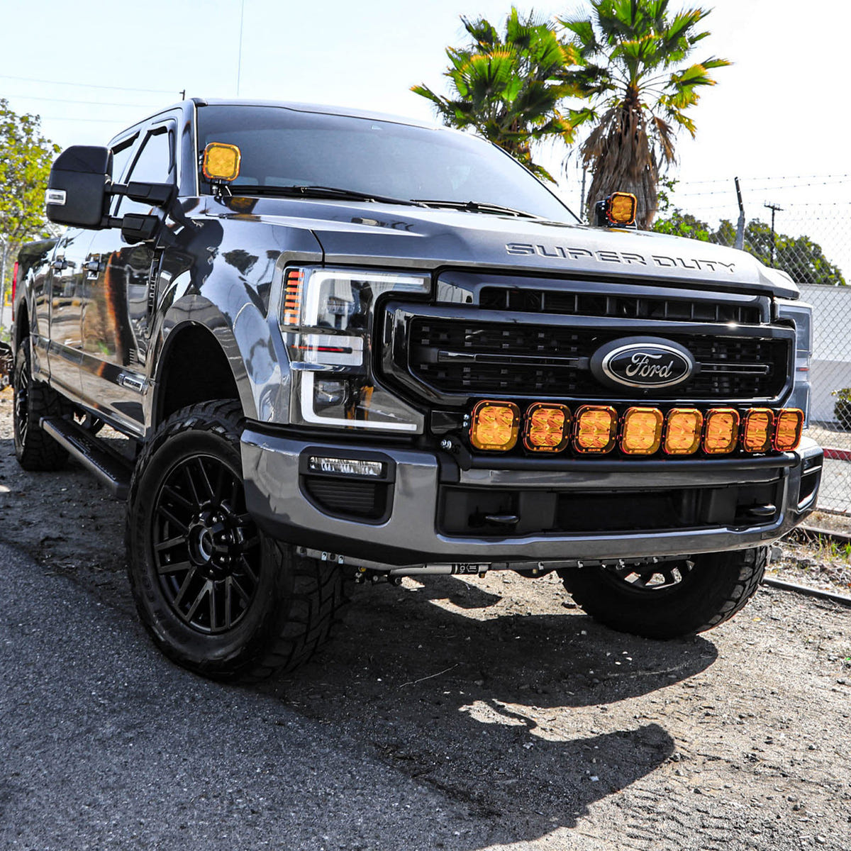 GG Lighting 8 Light Bumper Mount Kit 11-24 F250/F350 Superduty