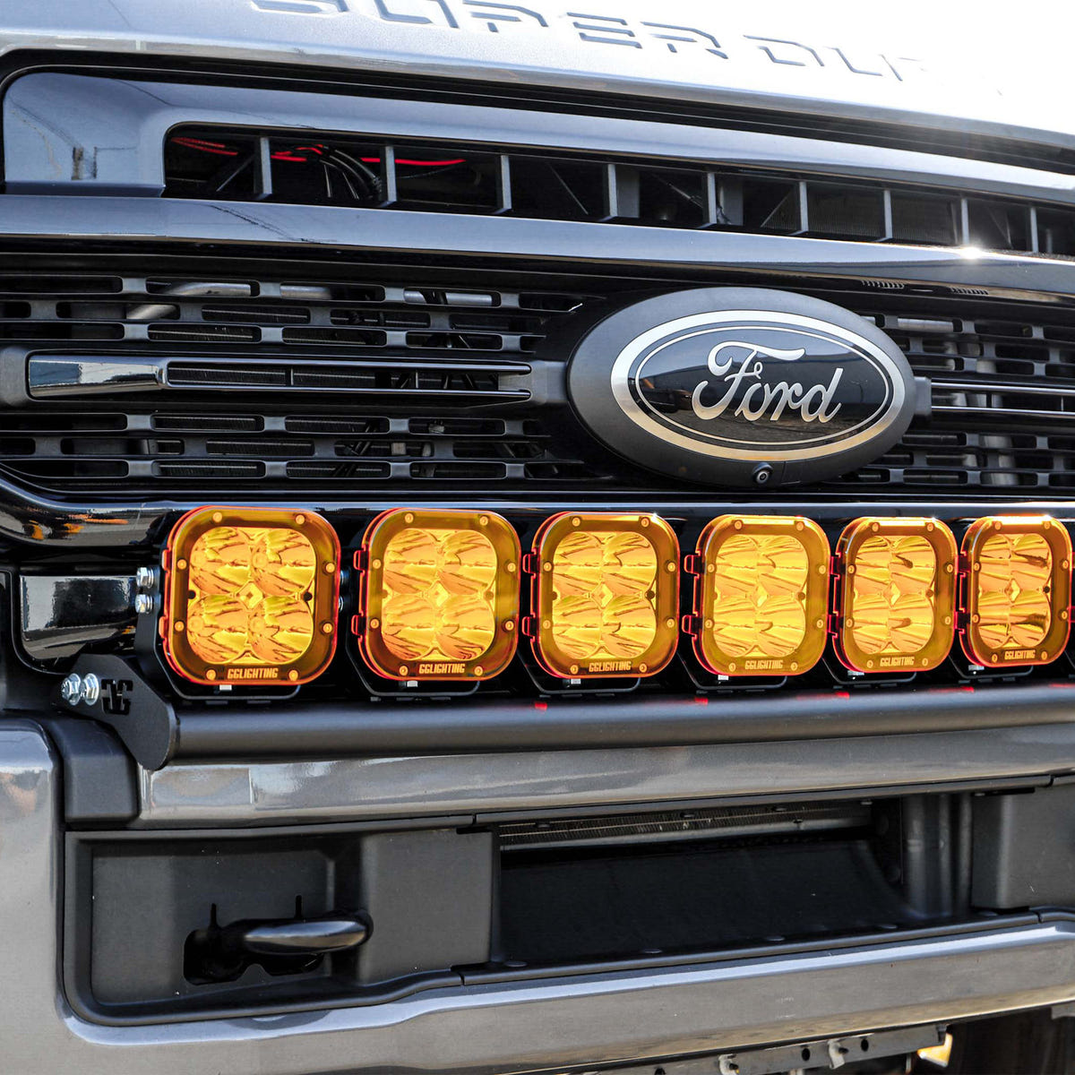 GG Lighting 8 Light Bumper Mount Kit 11-24 F250/F350 Superduty