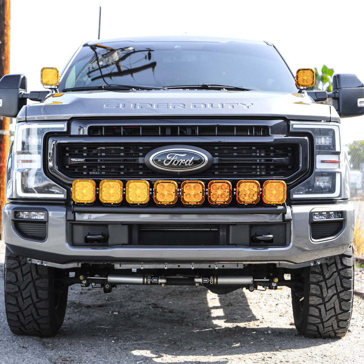 GG Lighting 8 Light Bumper Mount Kit 11-24 F250/F350 Superduty