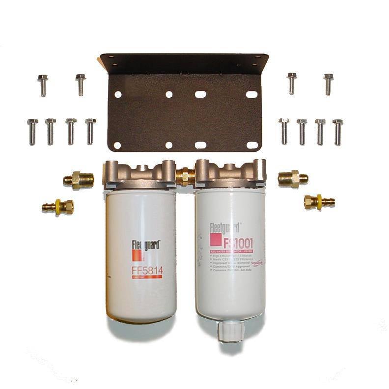 Glacier Diesel Power 3 Micron Fuel Filter and Water Separator Combo-Universal